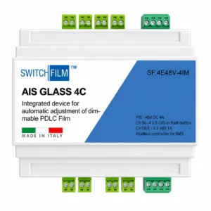 Controller AIS GLASS 4C per la gestione di vetri intelligenti.